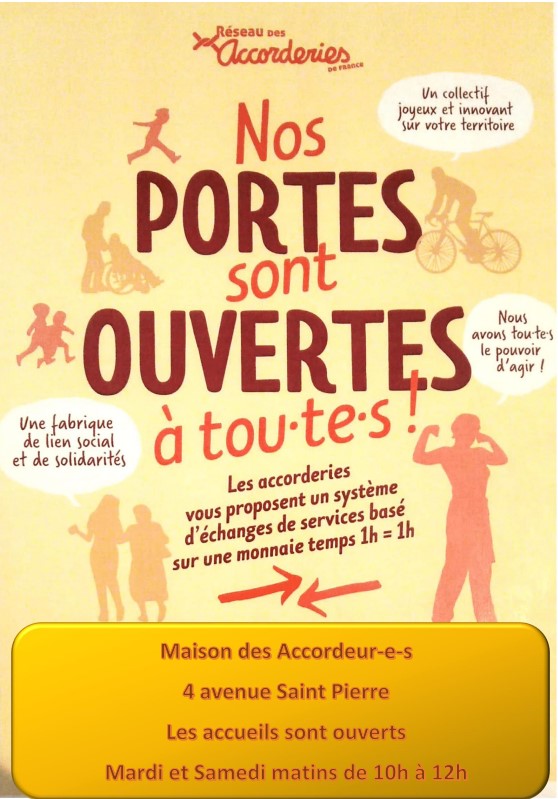 Nos portes sont ouvertes !